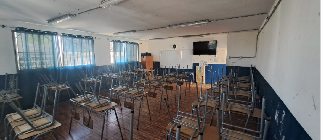 Sala de clases del colegio